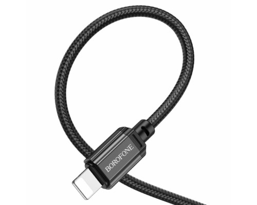 Кабель BOROFONE BX87 Sharp PD charging data cable for iP Black