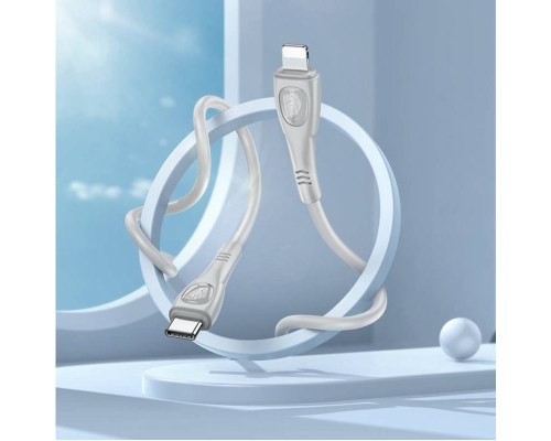 Кабель BOROFONE BX98 iP Superior PD charging data cable Gray