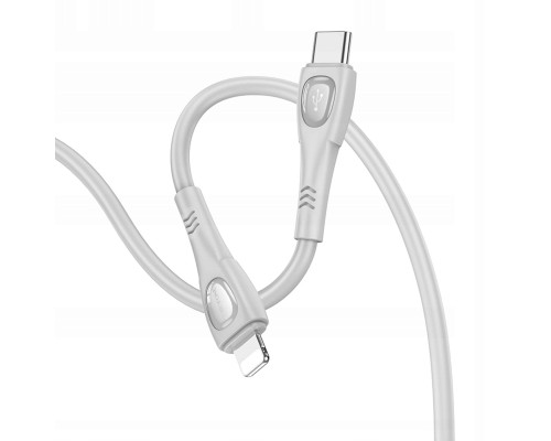 Кабель BOROFONE BX98 iP Superior PD charging data cable Gray