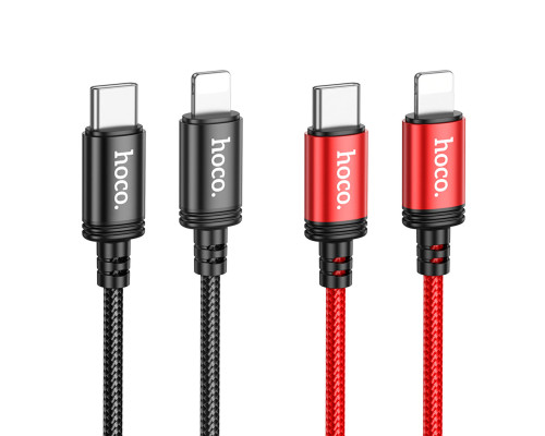 Кабель HOCO X89 Wind PD charging data cable iP(packaged) Black