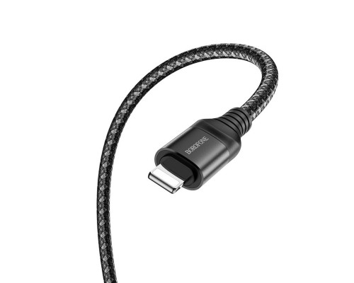 Кабель BOROFONE BX56 Delightful PD charging data cable for iP Black