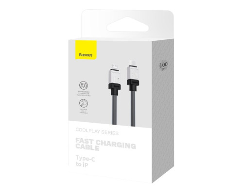 Кабель Baseus CoolPlay Series Fast Charging Cable Type-C to iP 20W 1m Black