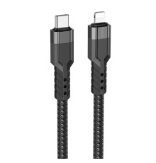Кабель HOCO U110 iP PD charging data cable Black