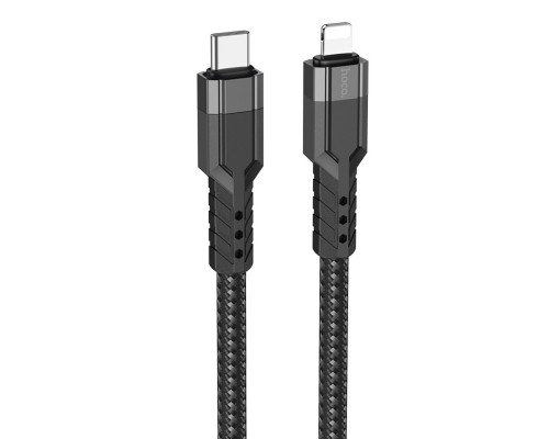 Кабель HOCO U110 iP PD charging data cable Black