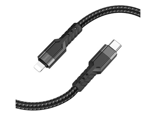 Кабель HOCO U110 iP PD charging data cable Black