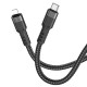 Кабель HOCO U110 iP PD charging data cable Black