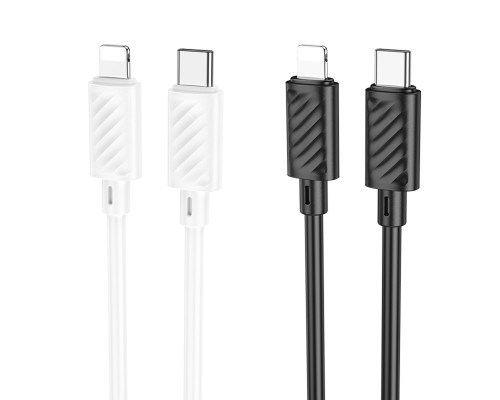 Кабель HOCO X88 Gratified PD charging data cable for iP(packaged) Black