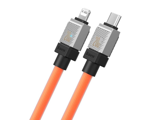 Кабель Baseus CoolPlay Series Fast Charging Cable Type-C to iP 20W 1m Orange