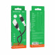 Кабель BOROFONE BX79 Type-C to iP 3A, 20W, 1m,, silicone, silicone connectors, Black