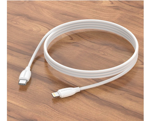 Кабель BOROFONE BX19 Double-speed PD charging data cable for iP 2m White