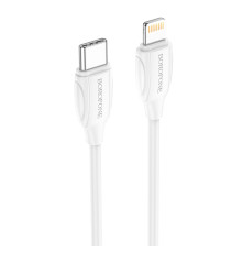 Кабель BOROFONE BX19 Double-speed PD charging data cable for iP 2m White