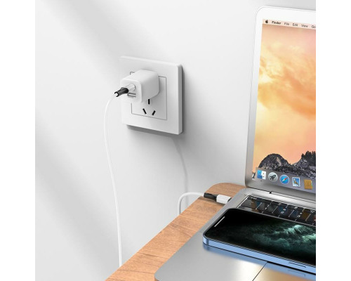 Кабель BOROFONE BX79 Type-C to Type-C 3A,60W, 1m, silicone, silicone connectors, White