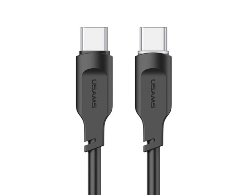 Кабель Usams US-SJ567 Type-C To Type-C PD 100W Data Cable Lithe Series 1.2m Black