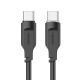 Кабель Usams US-SJ567 Type-C To Type-C PD 100W Data Cable Lithe Series 1.2m Black