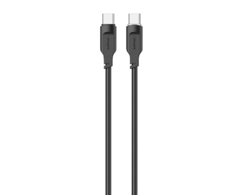 Кабель Usams US-SJ567 Type-C To Type-C PD 100W Data Cable Lithe Series 1.2m Black