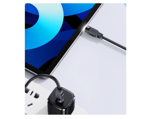 Кабель Usams US-SJ567 Type-C To Type-C PD 100W Data Cable Lithe Series 1.2m Black