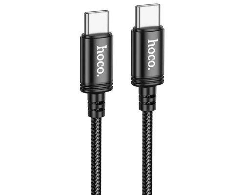Кабель HOCO X89 Wind 60W charging data cable Type-C to Type-C(unpackaged) Black