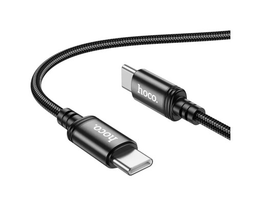 Кабель HOCO X89 Wind 60W charging data cable Type-C to Type-C(unpackaged) Black