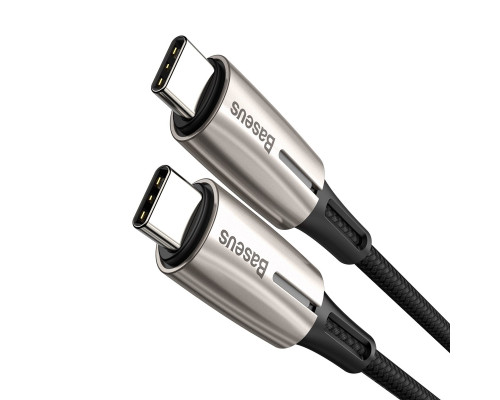 Кабель Baseus Water Drop-shaped Lamp Type-C 3A 1m Black