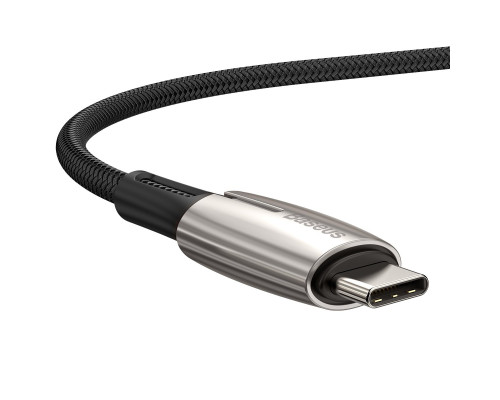 Кабель Baseus Water Drop-shaped Lamp Type-C 3A 1m Black