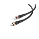 Кабель CHAROME C23-04 USB-C to USB-C charging data cable Black