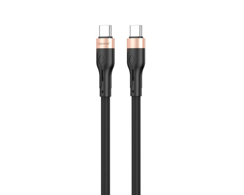 Кабель CHAROME C23-04 USB-C to USB-C charging data cable Black