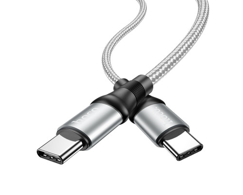 Кабель HOCO X50 Type-C to Type-C Exquisito 100W charging data cable(L=2M) Gray