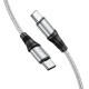 Кабель HOCO X50 Type-C to Type-C Exquisito 100W charging data cable(L=2M) Gray