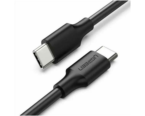 Кабель UGREEN US286 USB 2.0 Type C to Type C Cable Nickel Plating 1.5m (Black) (UGR-50998)