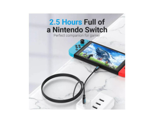 Кабель Vention USB 2.0 C Male to C Male 5A Cable 1M Black PVC Type (COTBF)