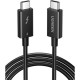 Кабель UGREEN US501 Thunderbolt 4 40Gbps 100W Data Cable 2m (Black)(UGR-60621)