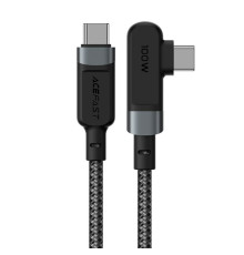 Кабель ACEFAST C5-03 USB-C to USB-C 100W right angled aluminum alloy 2m Gray