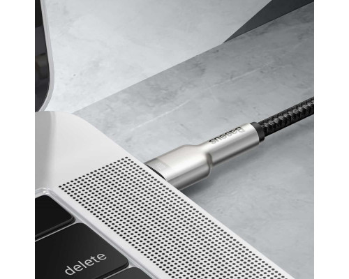 Кабель Baseus Cafule Series Metal Data Cable Type-C to Type-C 100W 2m Black