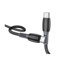 Кабель BOROFONE BX62 Type-C to Type-C Bonus 100W charging data cable Black