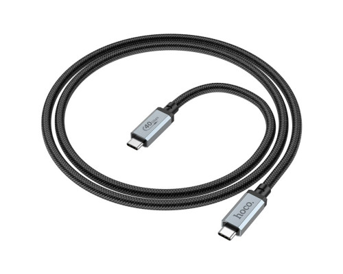 Кабель HOCO US05 USB4 100W HD high speed data cable(L=1M) Black