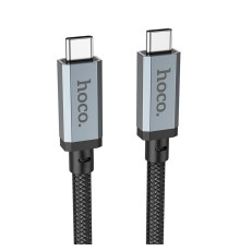 Кабель HOCO US05 USB4 100W HD high speed data cable(L=1M) Black