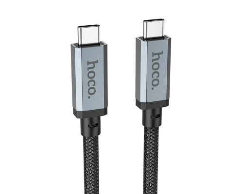 Кабель HOCO US05 USB4 100W HD high speed data cable(L=1M) Black