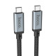 Кабель HOCO US05 USB4 100W HD high speed data cable(L=1M) Black