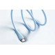 Кабель Vention USB 2.0 C Male to C Male 5A Cable 1M Light Blue Silicone Type (TAWSF)