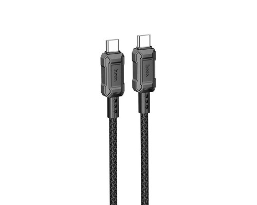 Кабель HOCO X94 Leader 60W charging data cable Type-C to Type-C Black