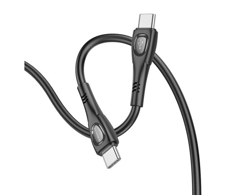Кабель BOROFONE BX98 Type-C to Type-C Superior 60W charging data cable Black
