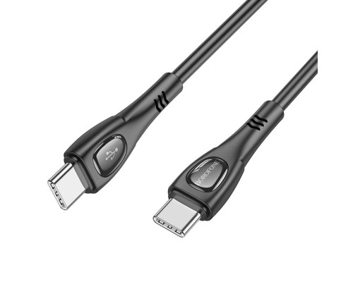 Кабель BOROFONE BX98 Type-C to Type-C Superior 60W charging data cable Black