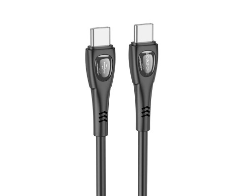 Кабель BOROFONE BX98 Type-C to Type-C Superior 60W charging data cable Black