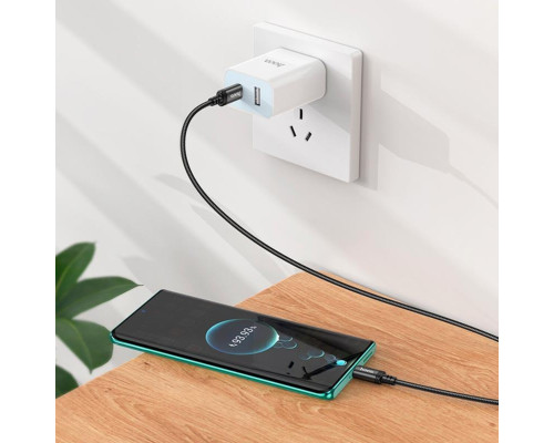 Кабель HOCO X89 Wind 60W charging data cable Type-C to Type-C Black