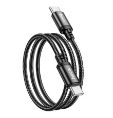 Кабель HOCO X89 Wind 60W charging data cable Type-C to Type-C Black