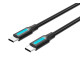 Кабель Vention USB 2.0 C Male to Male Cable 1M Black PVC Type (COSBF)