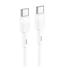 Кабель HOCO X83 Type-C to Type-C Victory 60W charging data cable White
