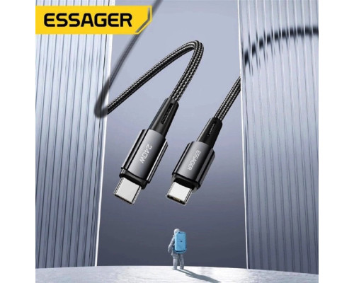 Кабель Essager Sunset C-C 240W Data cable 1m grey (EXCTT3-CG0G-P)