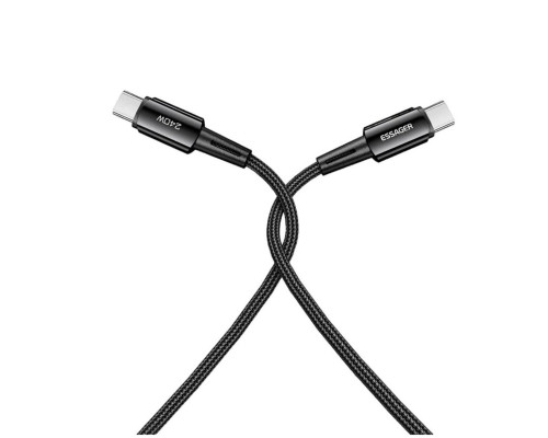 Кабель Essager Sunset C-C 240W Data cable 1m grey (EXCTT3-CG0G-P)