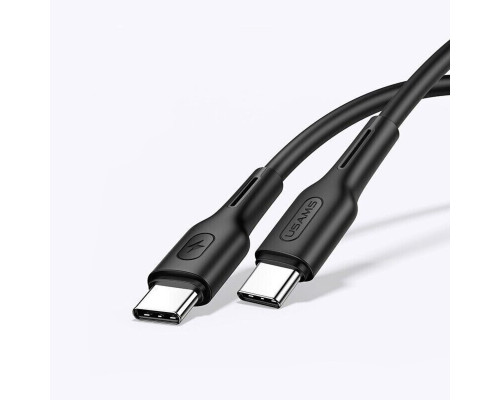 Кабель Usams US-SJ459 U43 Type-C TO Type-C 100W PDFast Charging & Data Cable 1.2m black